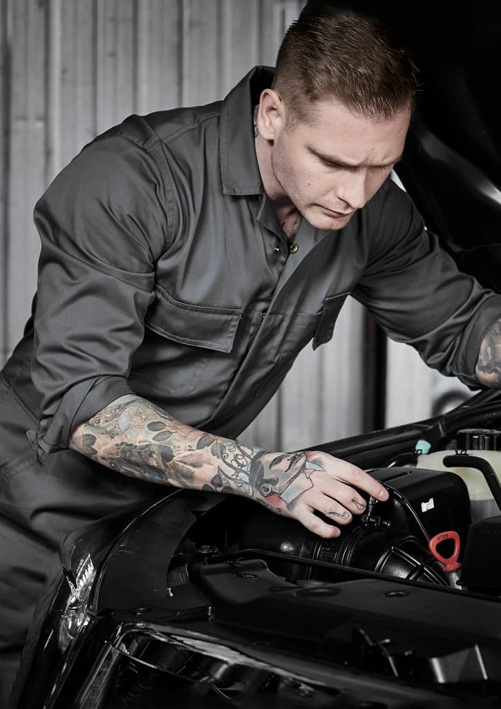 Mens Service Overall — Charcoal