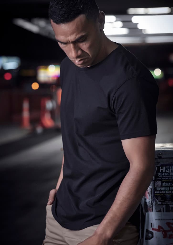 Mens Streetworx Tee — Black