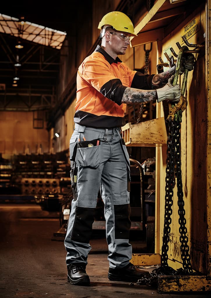 Mens Ultralite Multi-Pocket Pant — Charcoal/Black