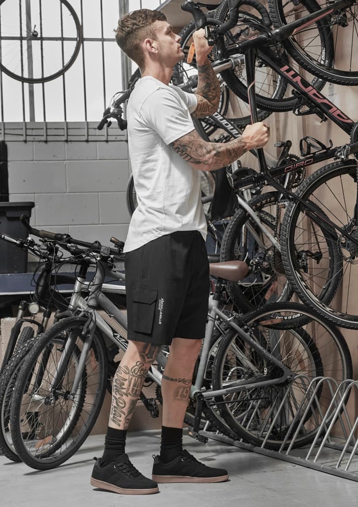 Mens Streetworx Board Short — Black