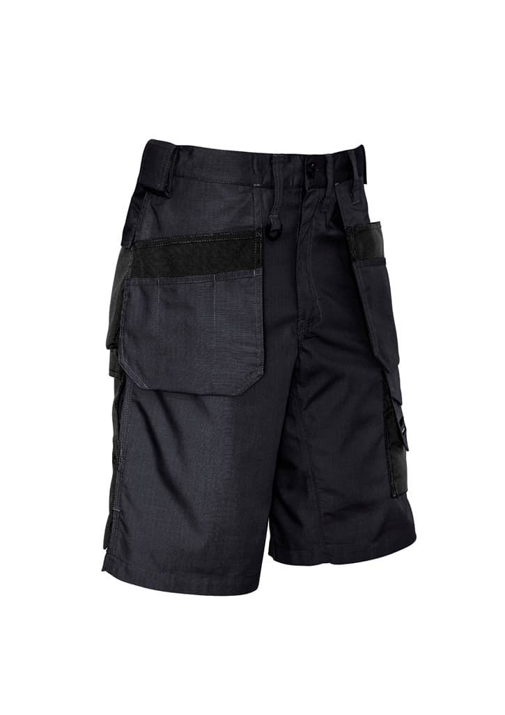 Mens Ultralite Multi-Pocket Short — Charcoal/Black