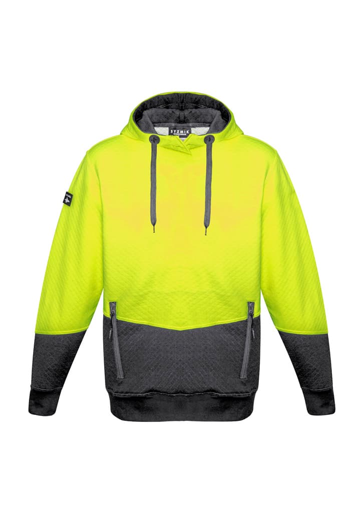 Syzmik Unisex Hi Vis Textured Jacquard Hoodie