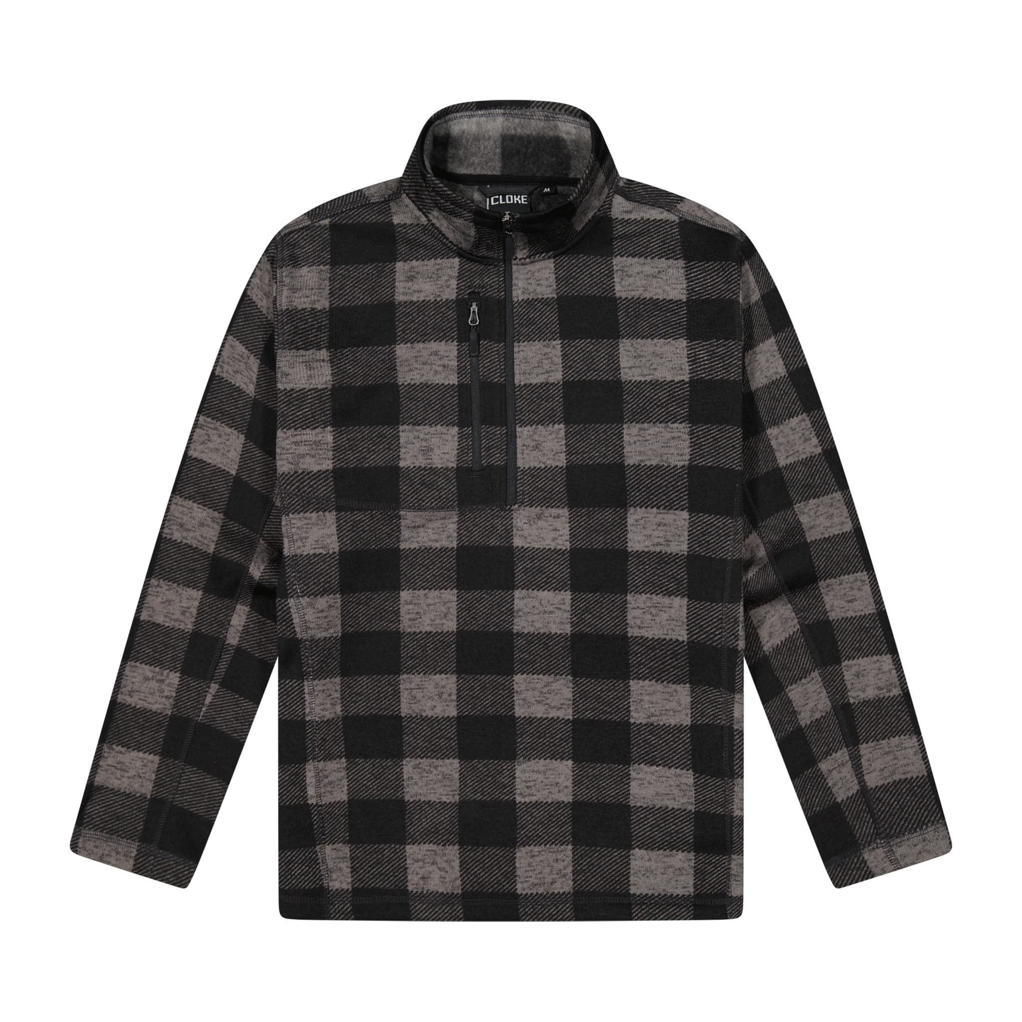 Okarito Half Zip Fleece — Charcoal