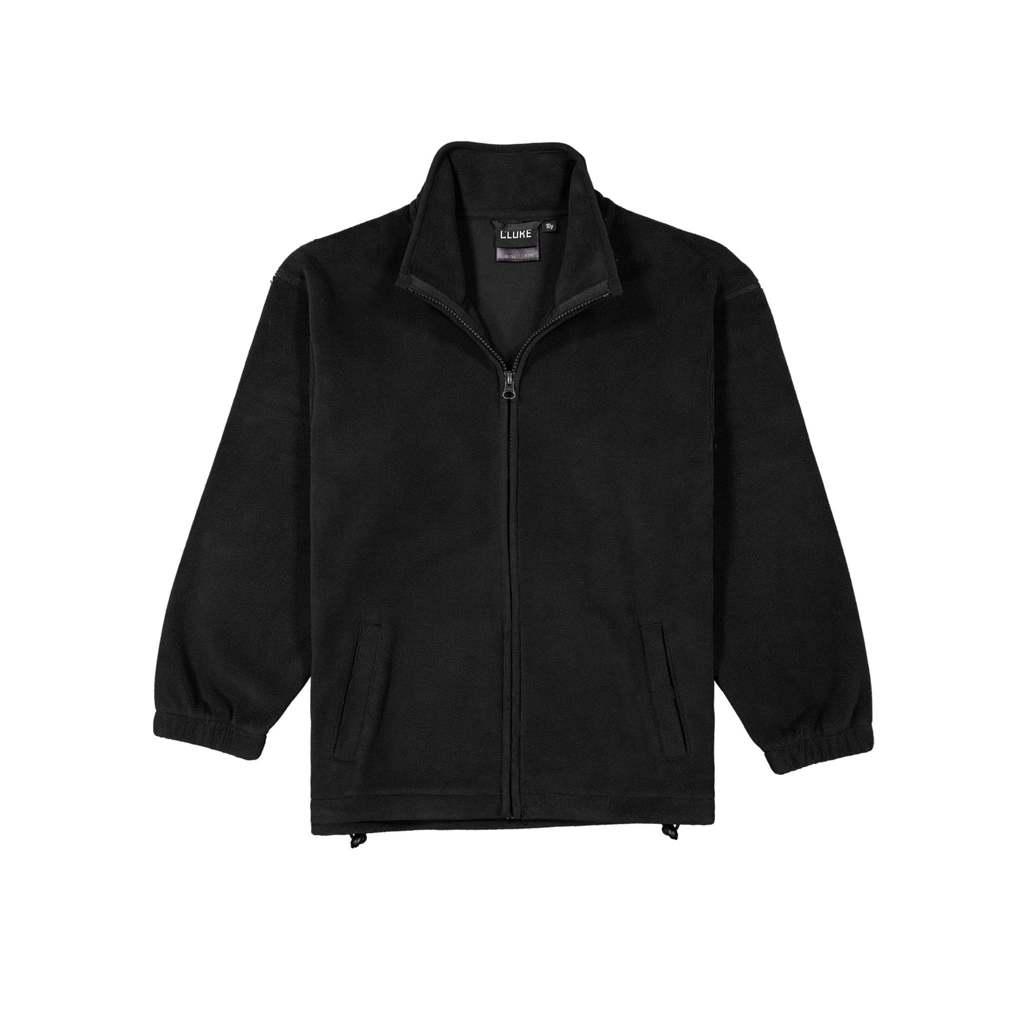 Microfleece Jacket - Kids — Black