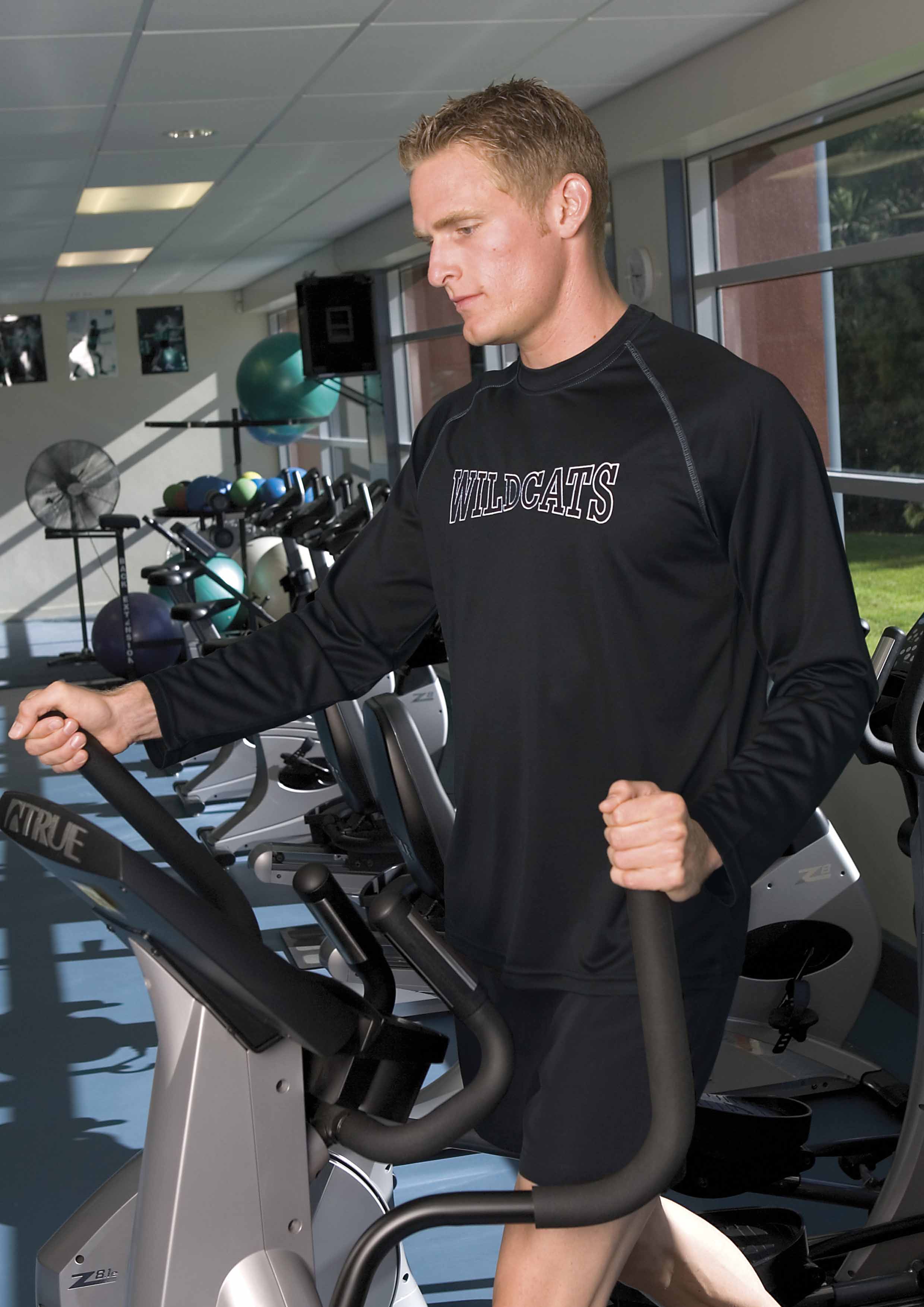 Dri Gear Long Sleeve Tee - Mens — Black