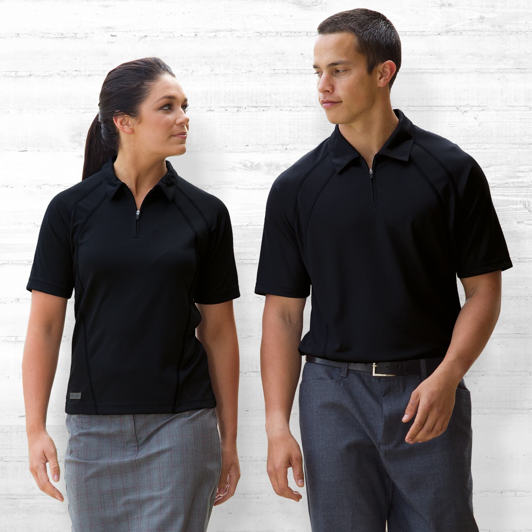 Dri Gear Active Polo - Mens — Black/Black