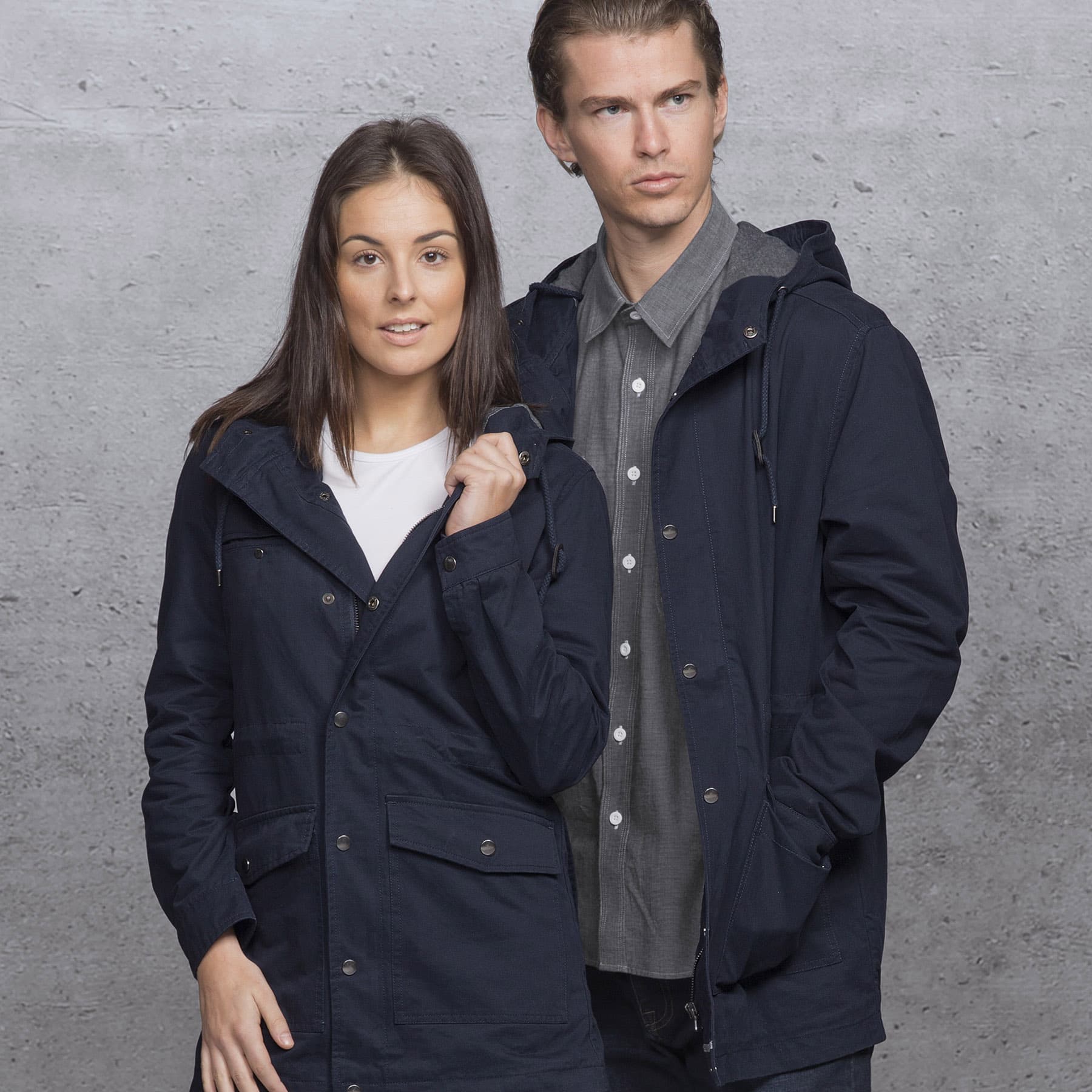 smpli Heritage Twill Jacket — Black