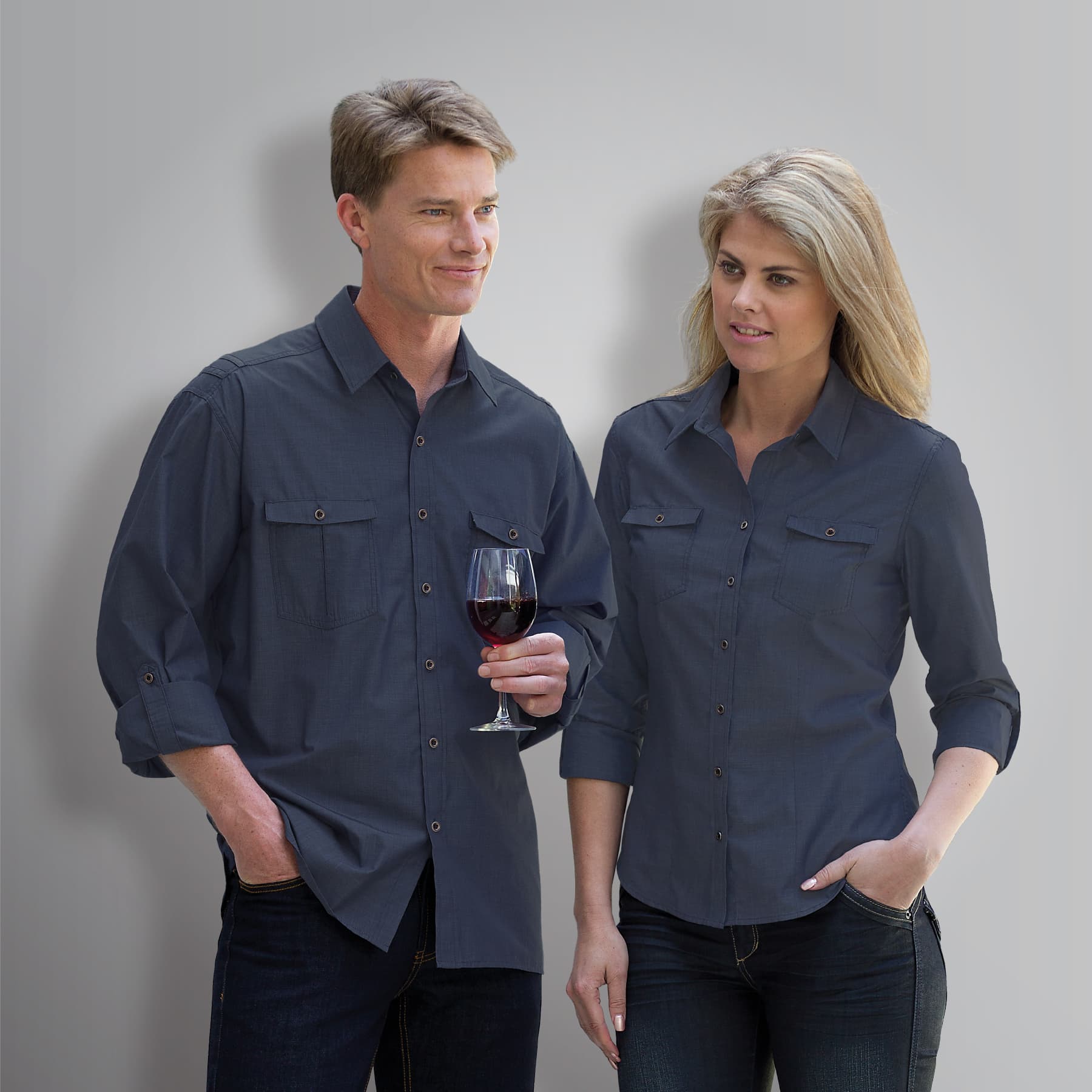 The Grange Shirt - Womens — Indigo