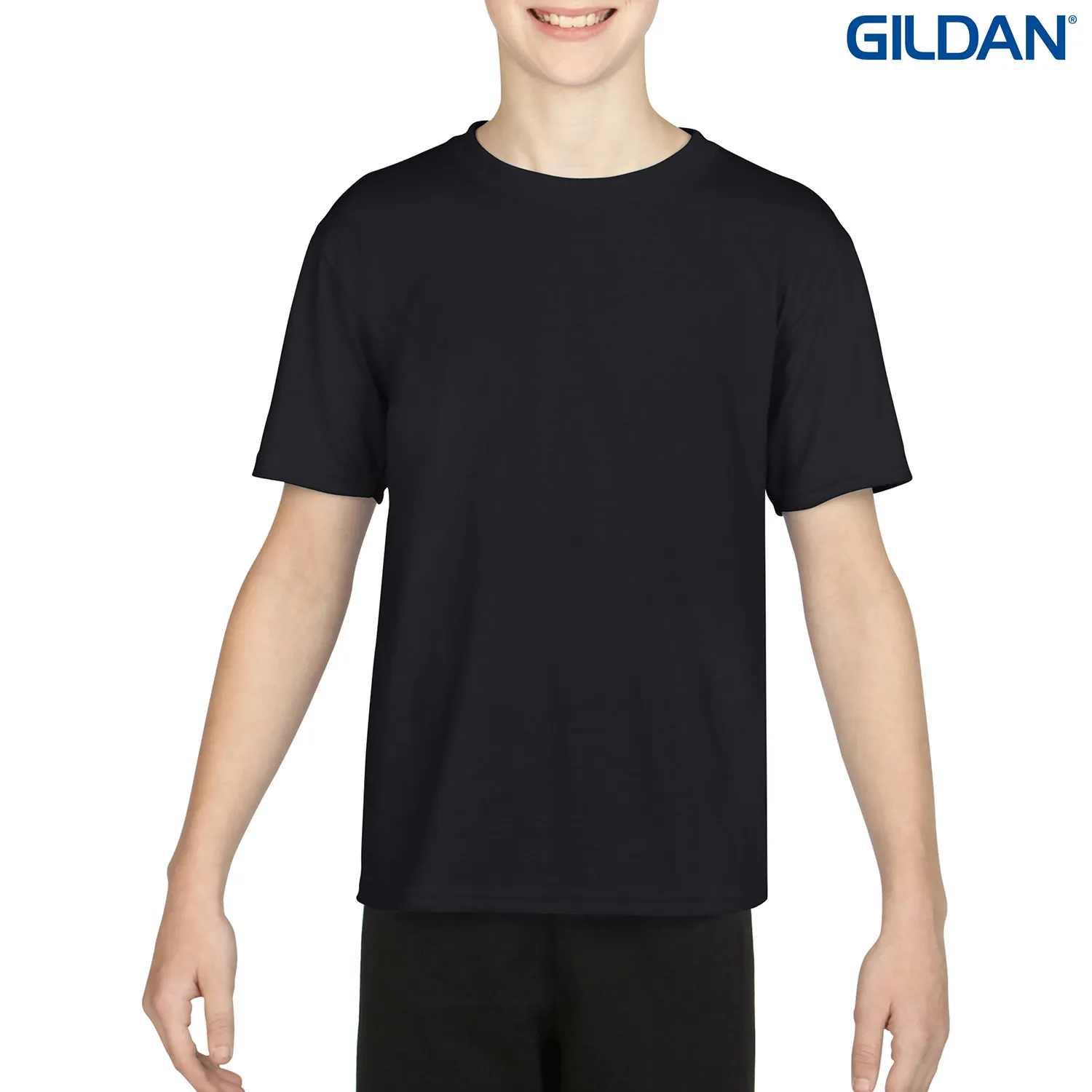 42000B Gildan Performance Youth T-Shirt — Black