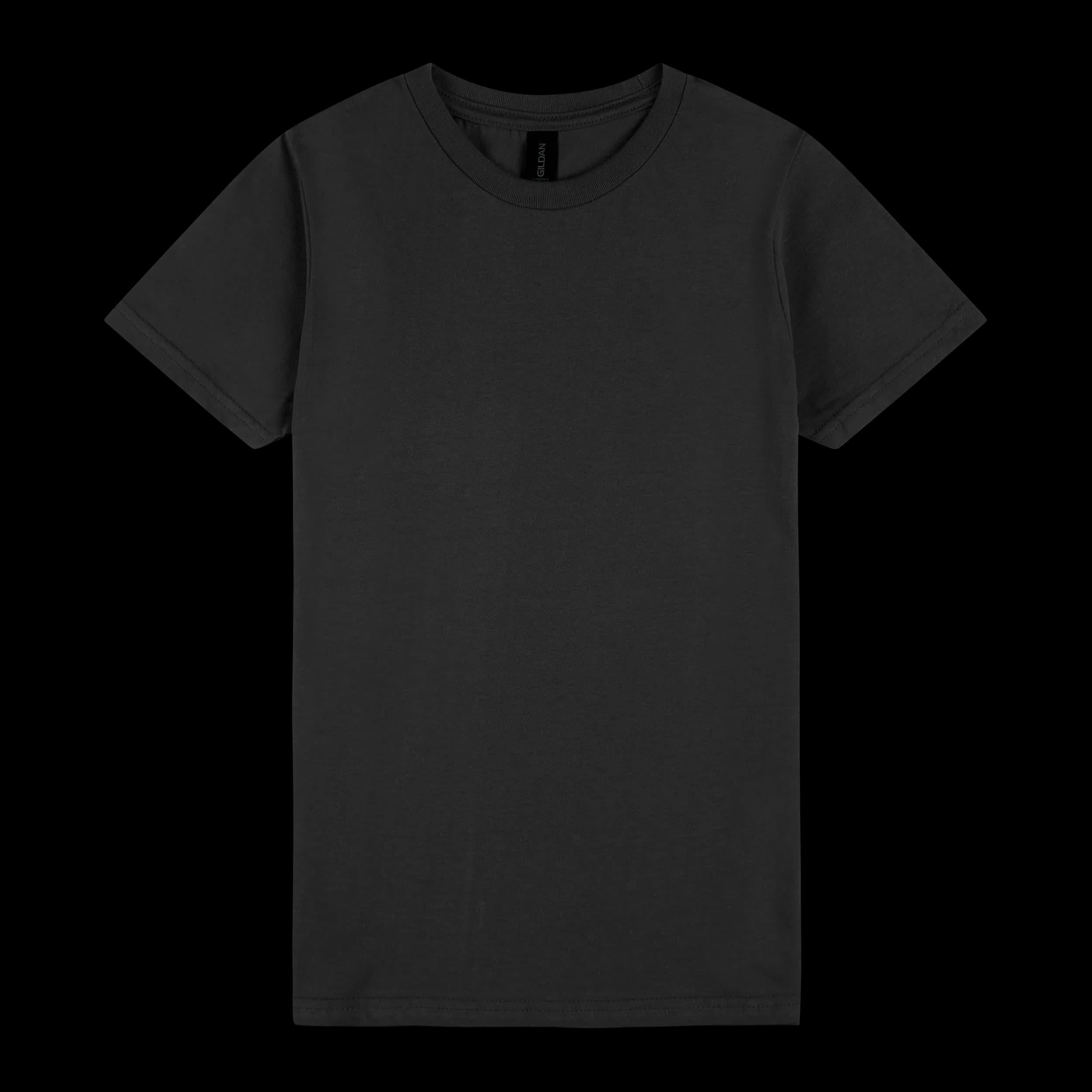 65000L Gildan Softstyle Ladies Midweight T-Shirt — Black