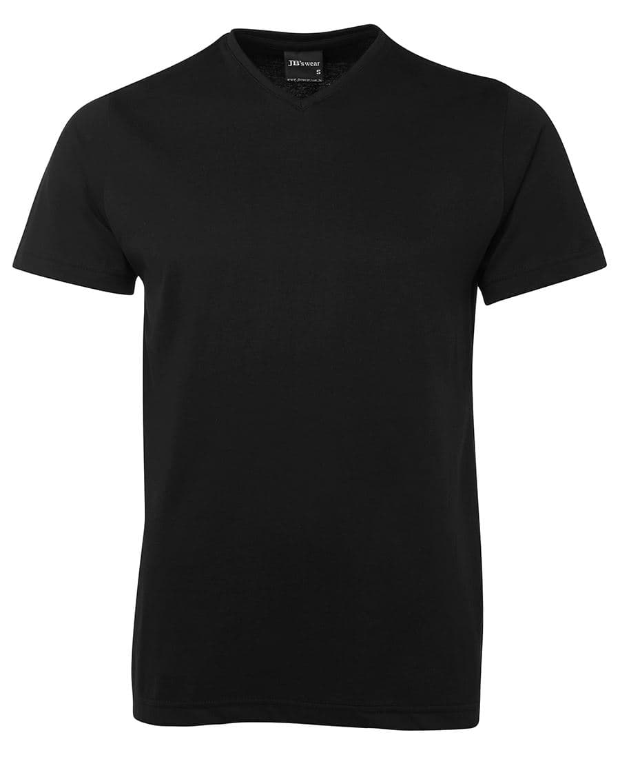 JB's V NECK TEE — Black