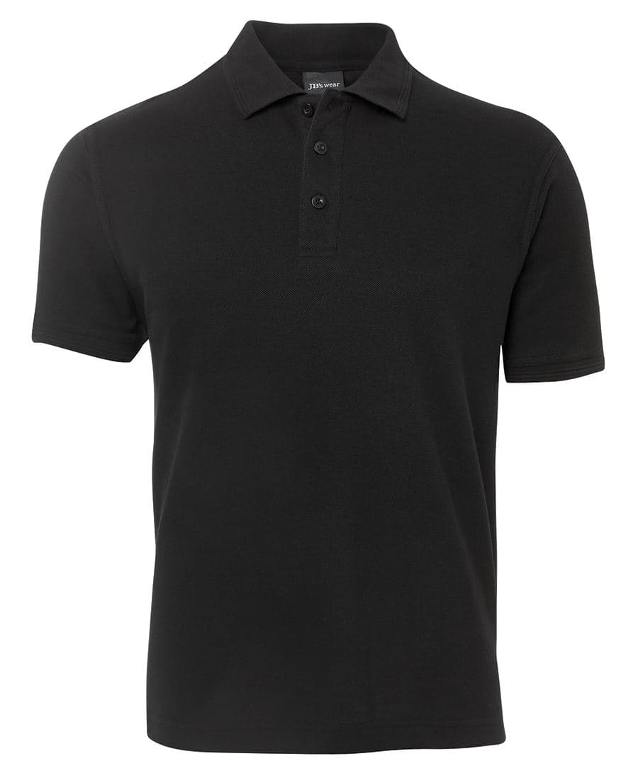 JB's PIQUE POLO — Black