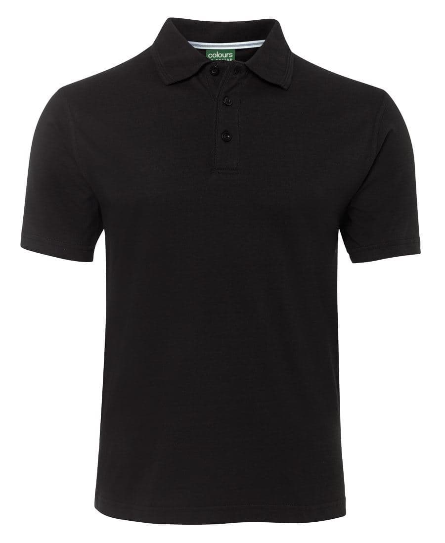 C of C JERSEY POLO — Black