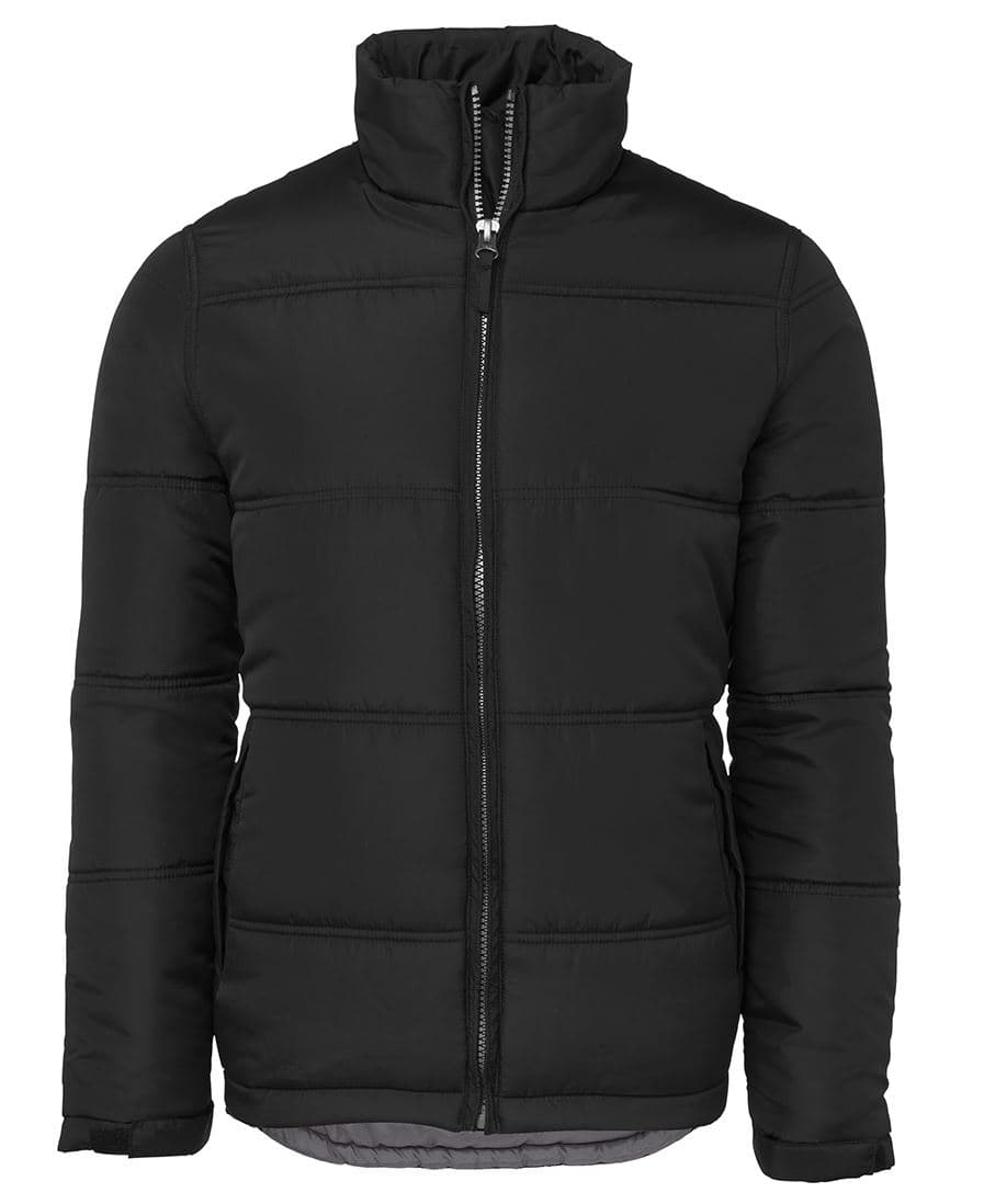 JB's ADV PUFFER JACKET BLACK/GREY-4XS — Black/Grey