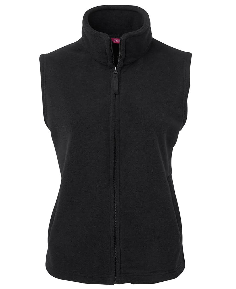 JB's LADIES POLAR VEST BLACK-08 — Black
