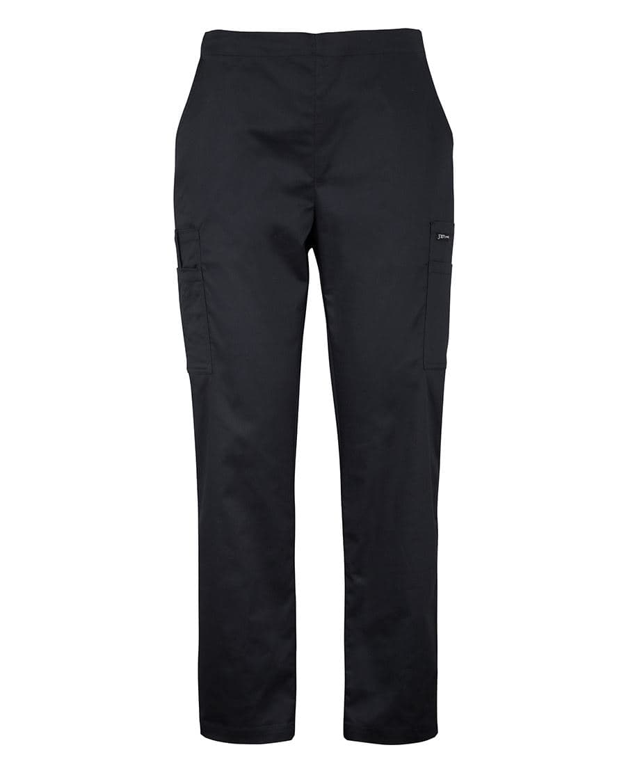 JB's LADIES PREMIUM SCRUB CARGO PANT — Black