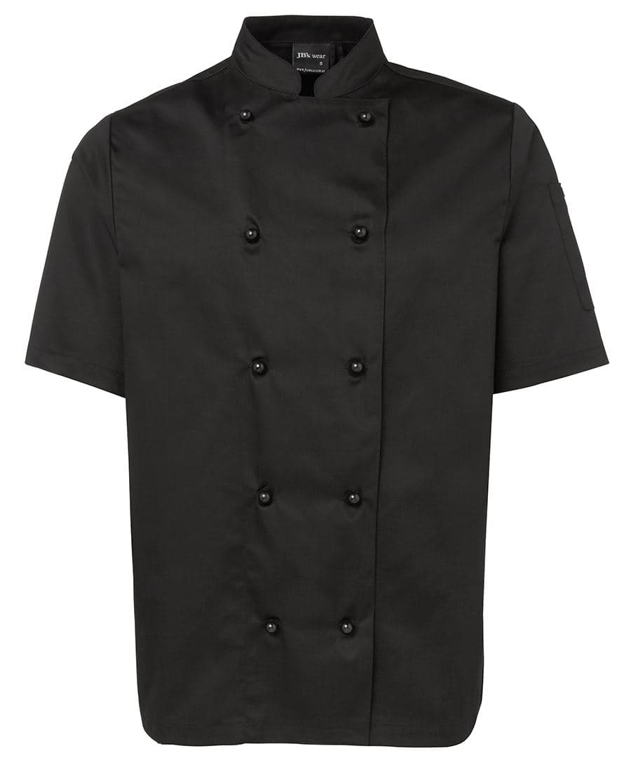 JB's S/S CHEFS JACKET — Black