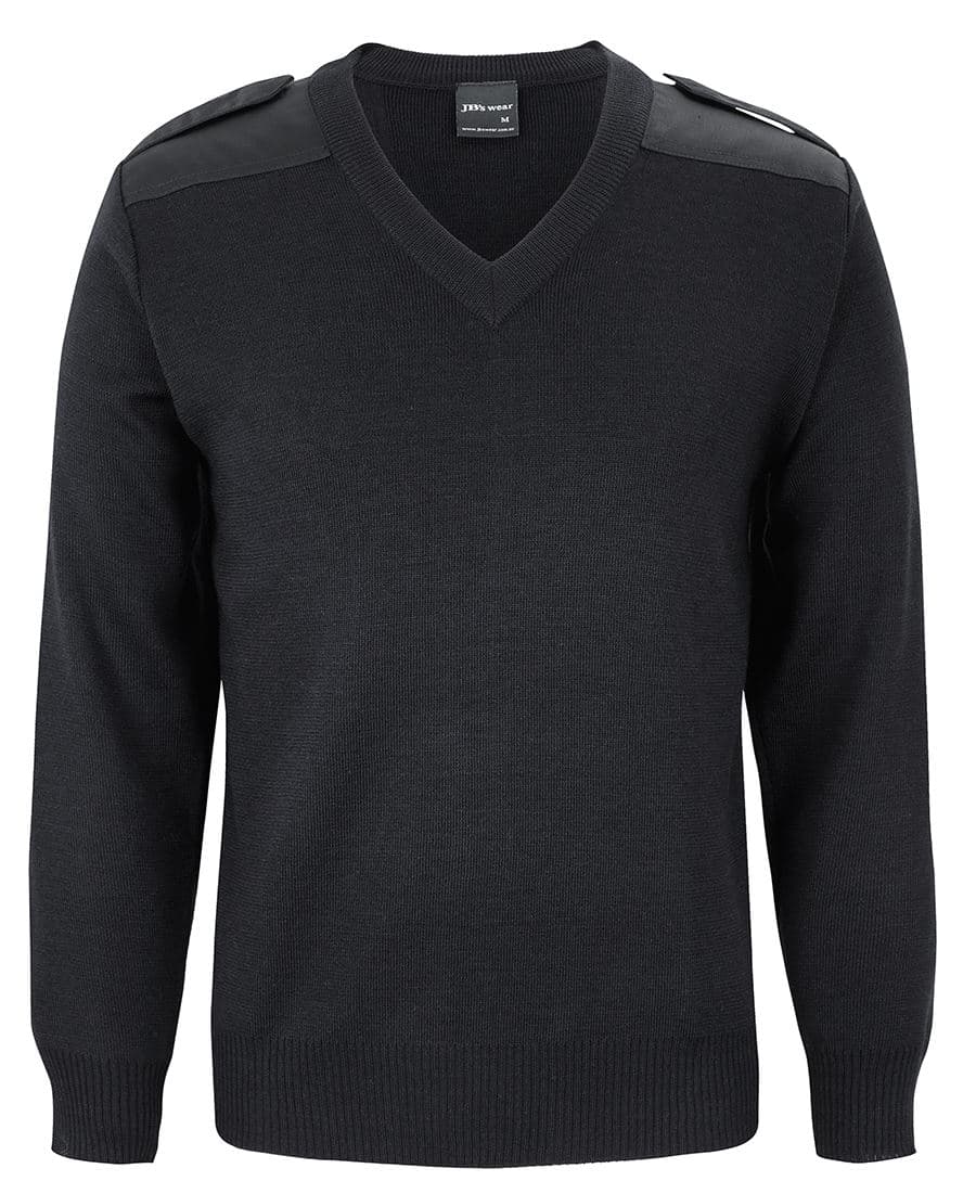 JB's EPAULETTE JUMPER — Black
