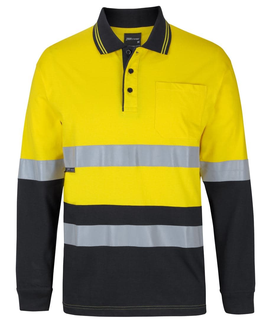 JB's Wear HV (D+n) L/S Cotton Polo