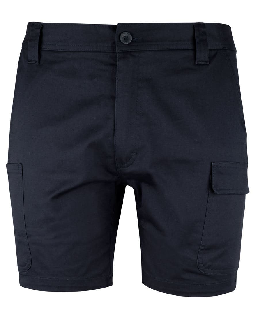 JB's MULTI POCKET STRETCH TWILL SHORT BLACK-77 — Black