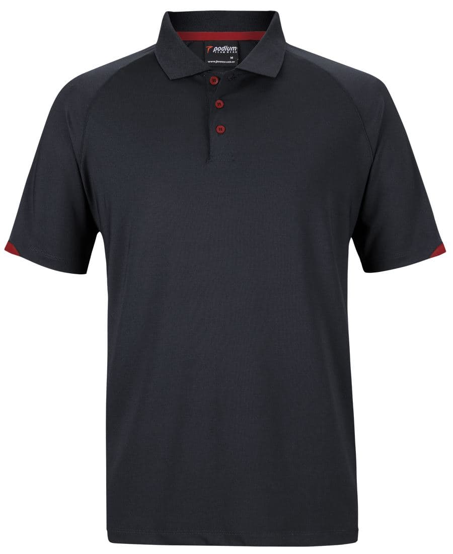 JB's Wear Podium Contrast Stretch Polo