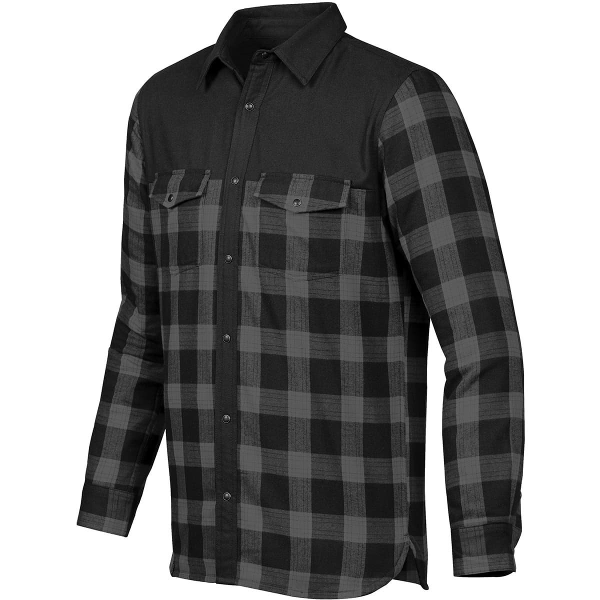 MEN'S LOGAN THERMAL LONG SLEEVE SHIRT — Carbon