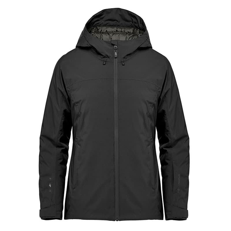 WOMENS NOSTROMO THERMAL SHELL — Black,Graphite