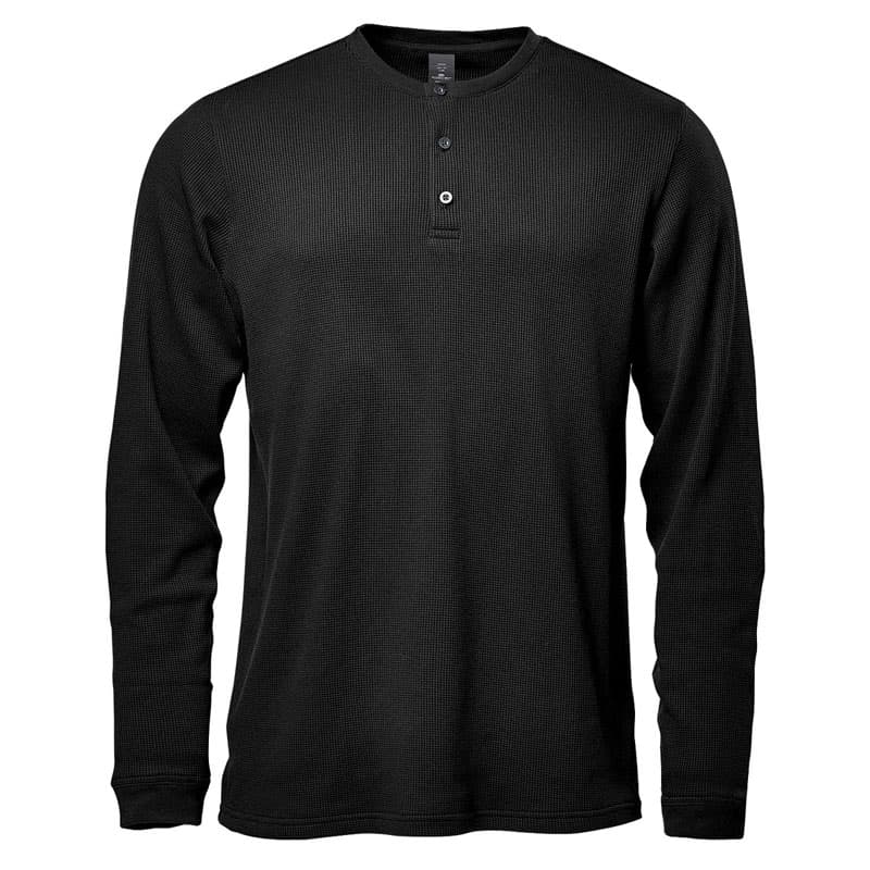MEN'S ASHBURN HENLEY — Black