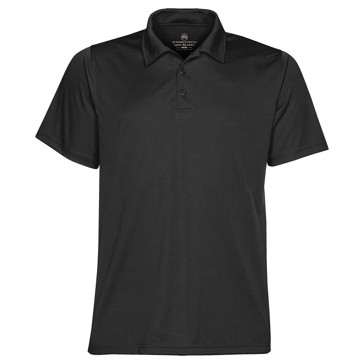 MENS APOLLO H2X-DRY POLO — Black